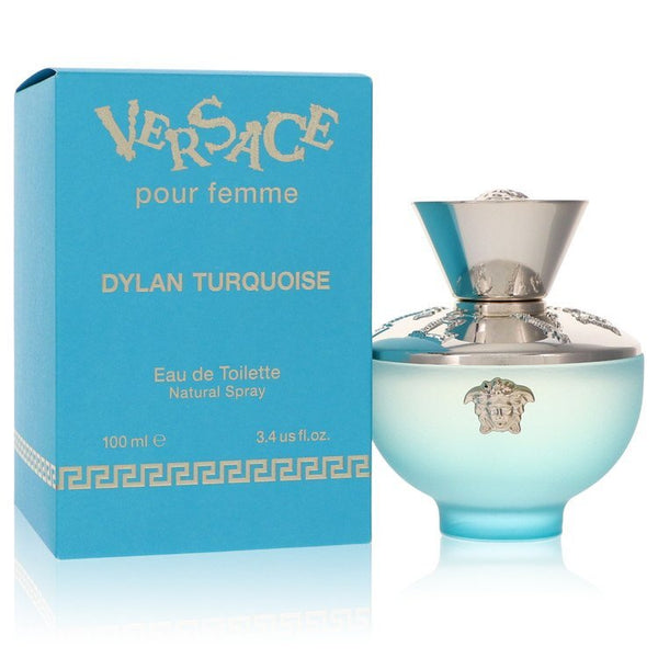 Versace Pour Femme Dylan Turquoise by Versace Eau De Toilette Spray 3.4 oz (Women)